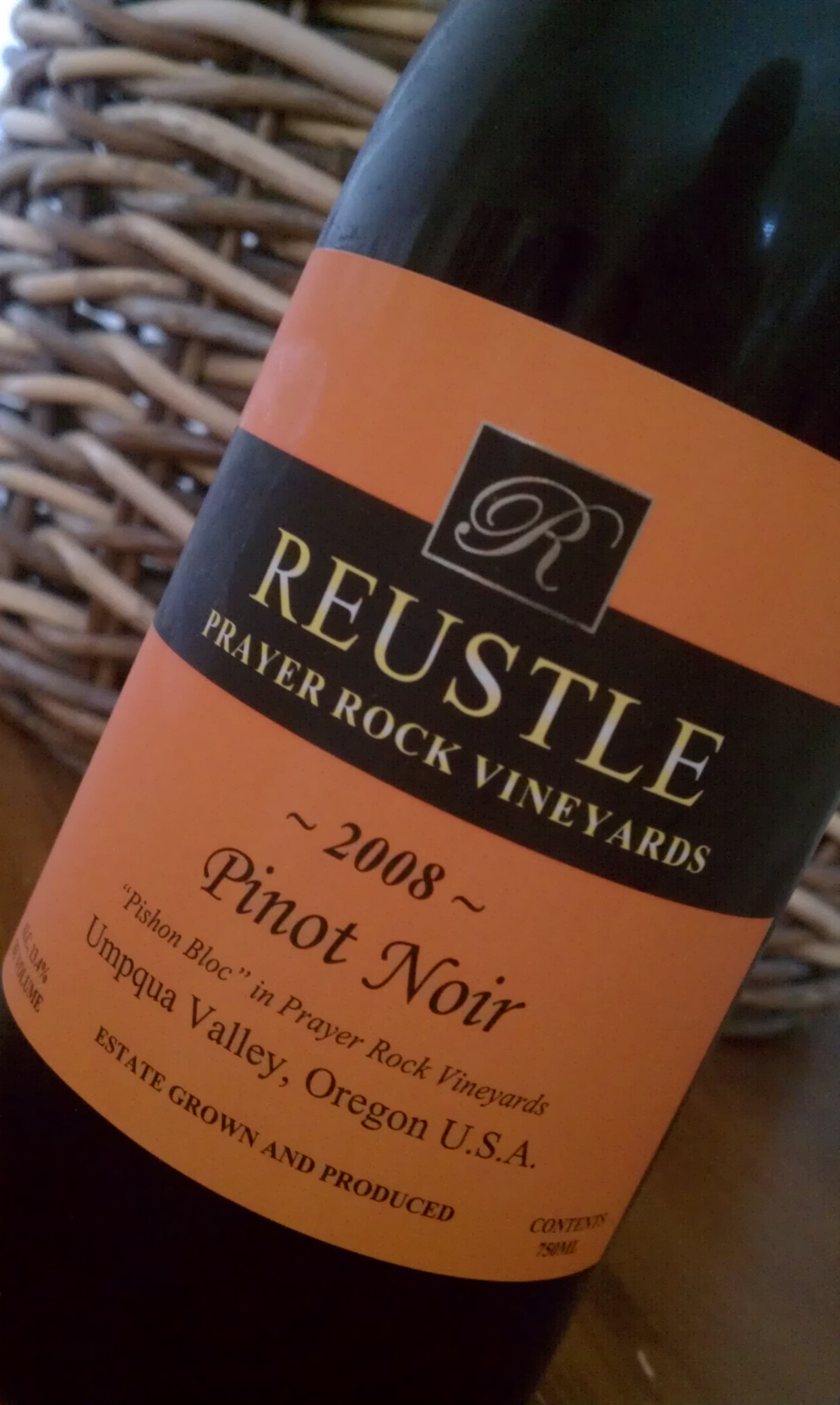 Drink Now: ’08 Reustle Prayer Rock Pinot Noir