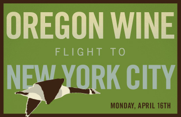 Oregon Wine Flight to New York City