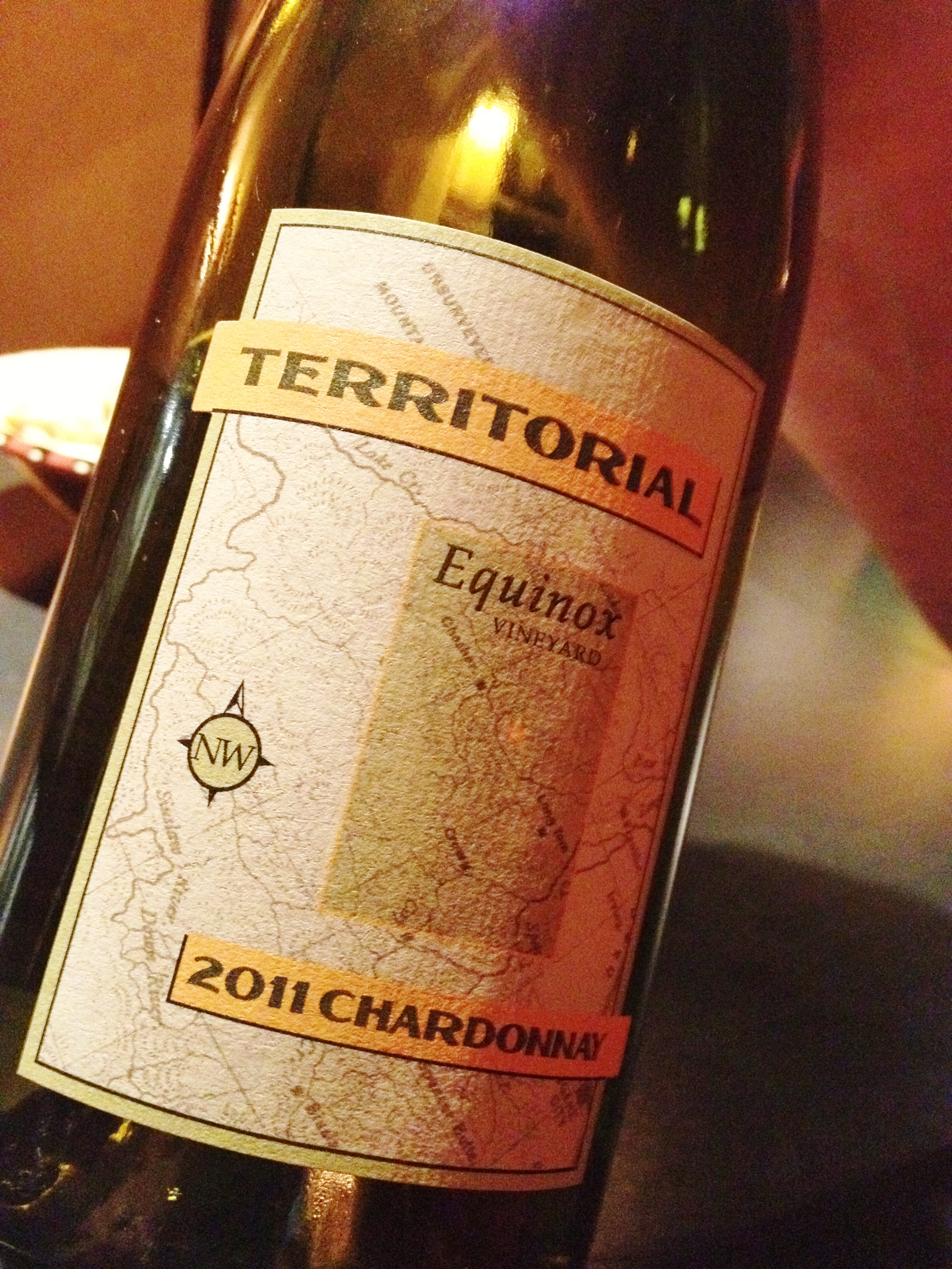 Territorial Vineyards Equinox Chardonnay 2011