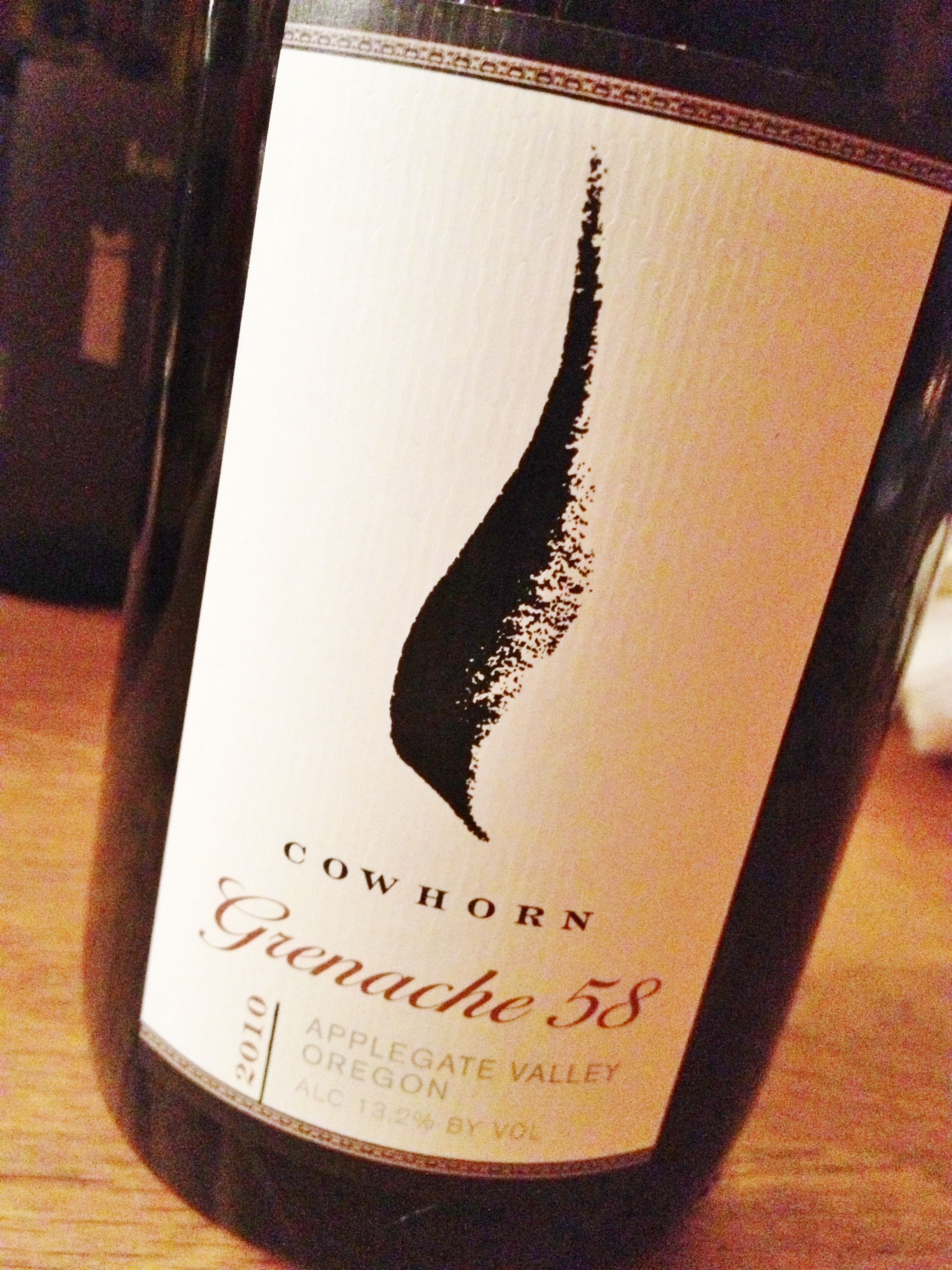 Drink Now: Cowhorn 2010 Grenache 58