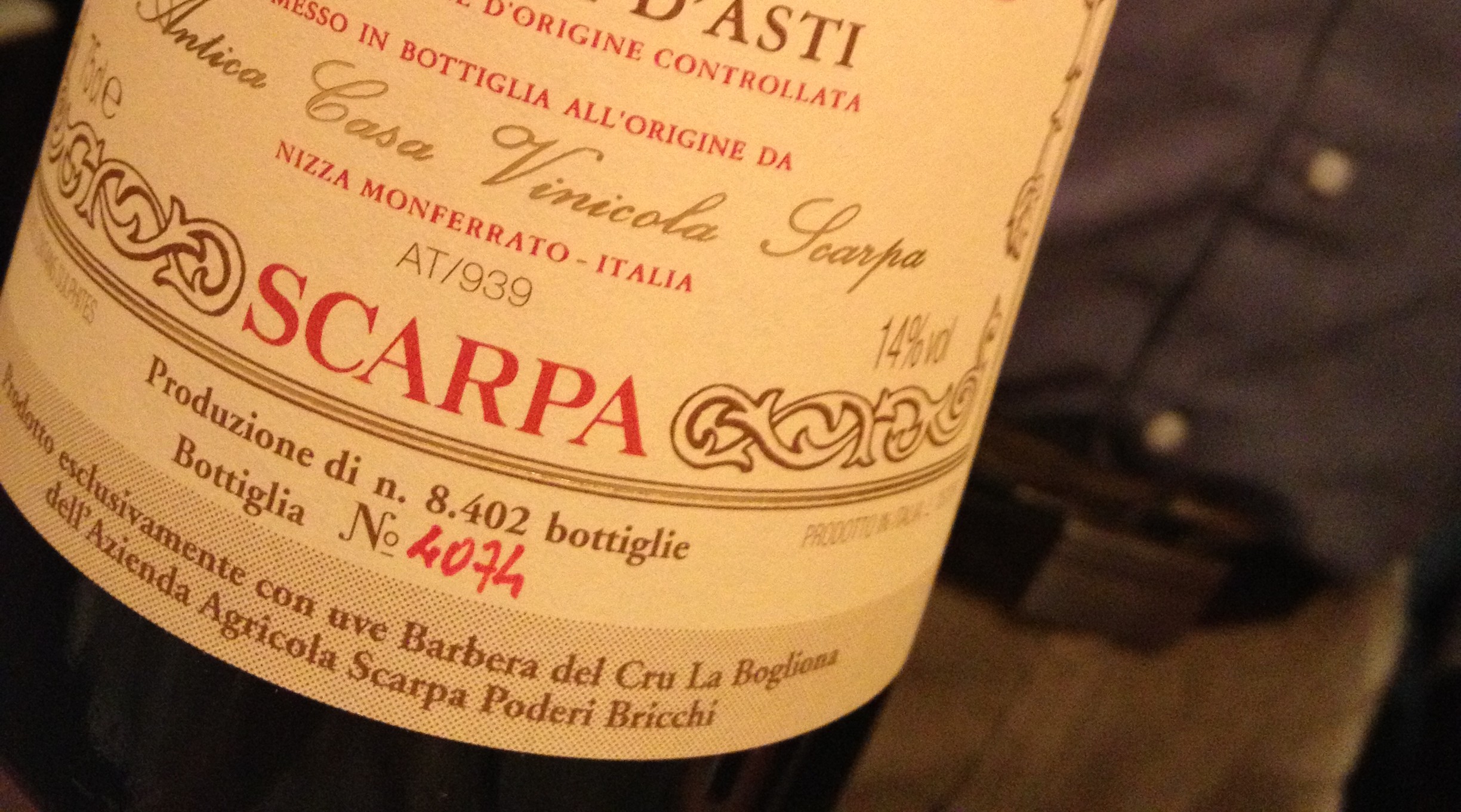 #SnoothPVA: Wines of Scarpa