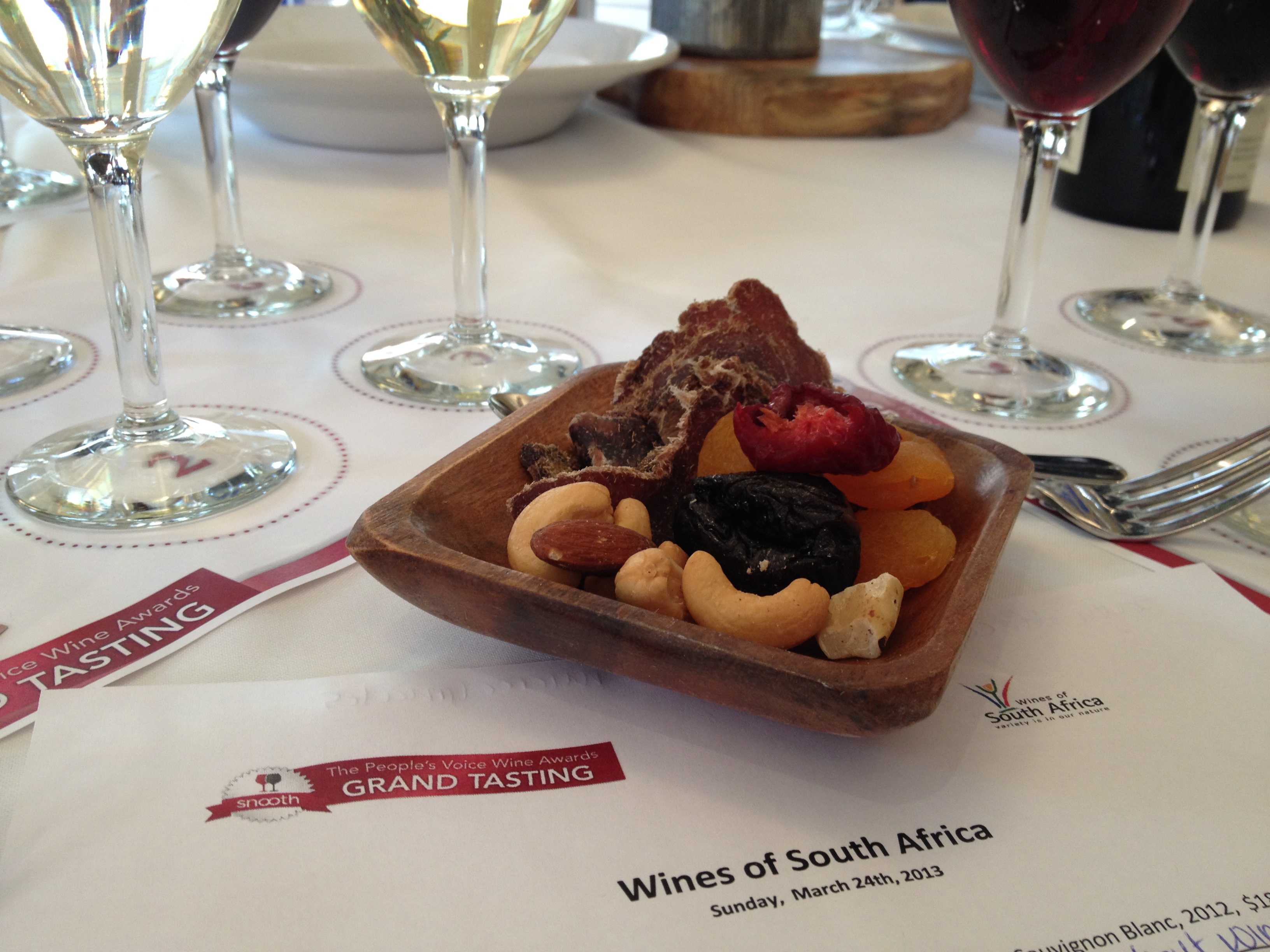 SnoothPVA: Wines of South Africa Lunch at The Institute of Culinary Education