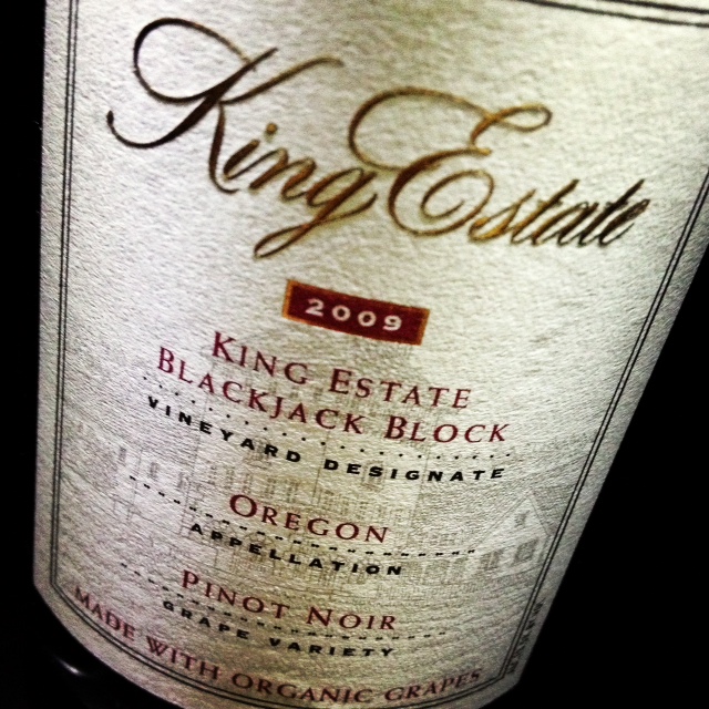 In The Glass: King Estate Blackjack Block Pinot Noir 2009