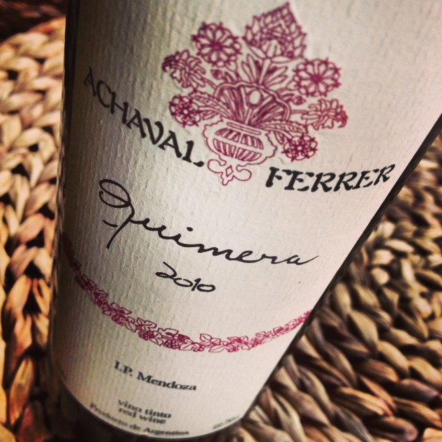 In The Glass: Achaval-Ferrer Estates Quimera 2010