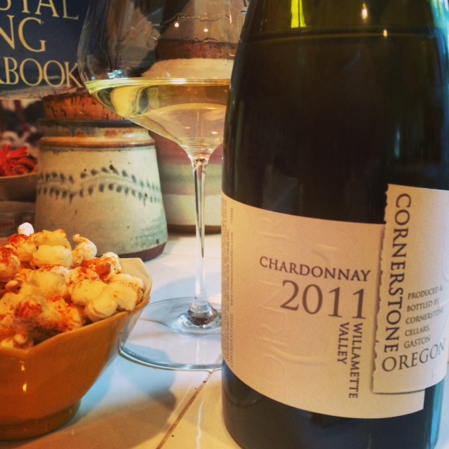 Pair This: Cornerstone Cellars 2011 Chardonnay and Spiced Popcorn